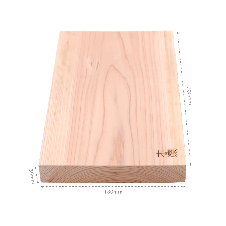 Rectangular Japanese Chopping Board｜Manaita｜ small Size | Measures
