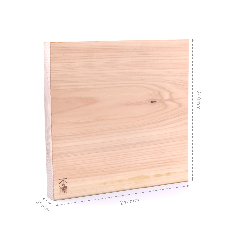 Square Japanese Chopping Board｜Manaita｜ Large Size | Measures